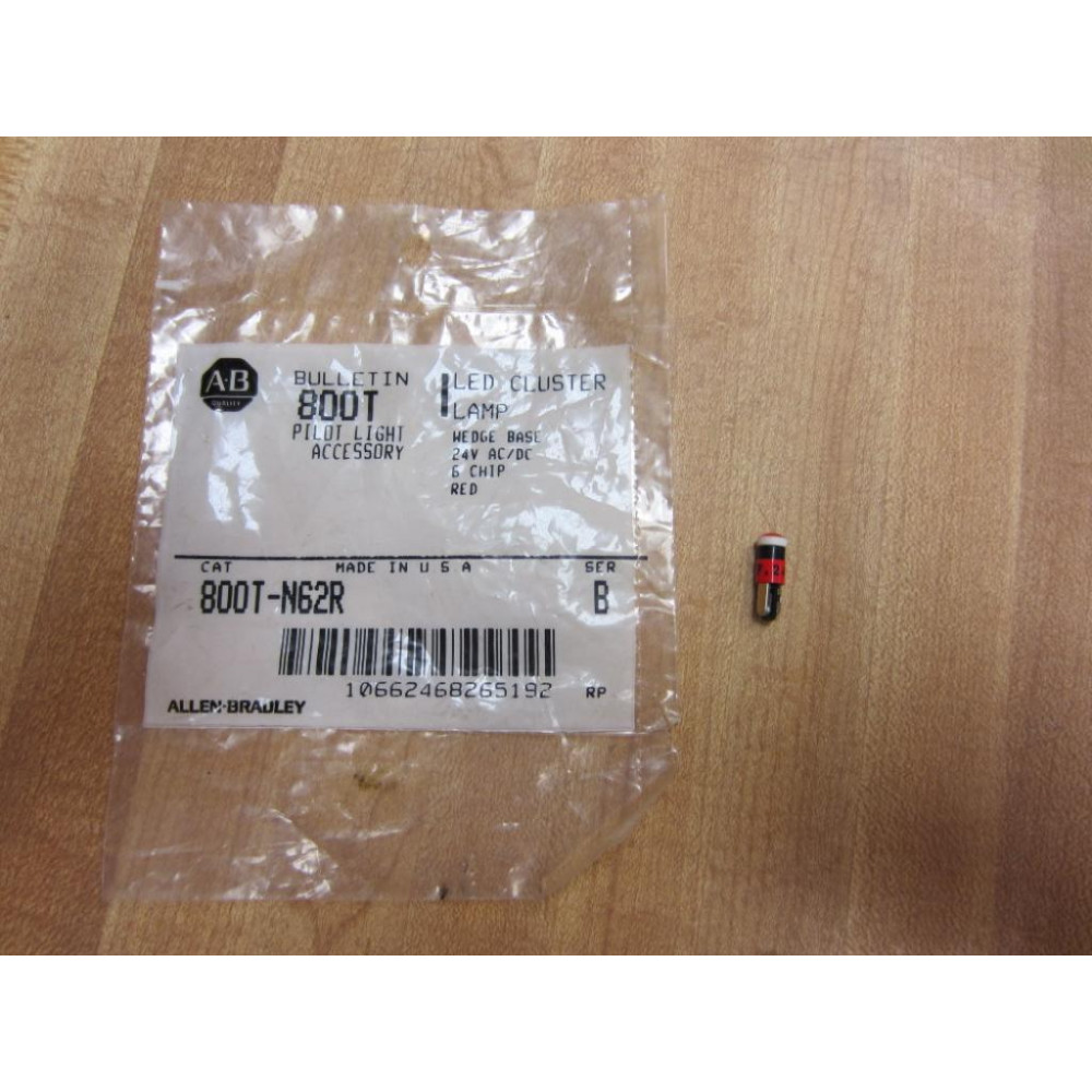 Allen Bradley 800T-N62R LED Cluster Lamp 800TN62R (Pack of 4)