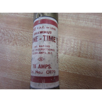 Shawmut OT70 Gould Tested Fuse (Pack of 4) - Used