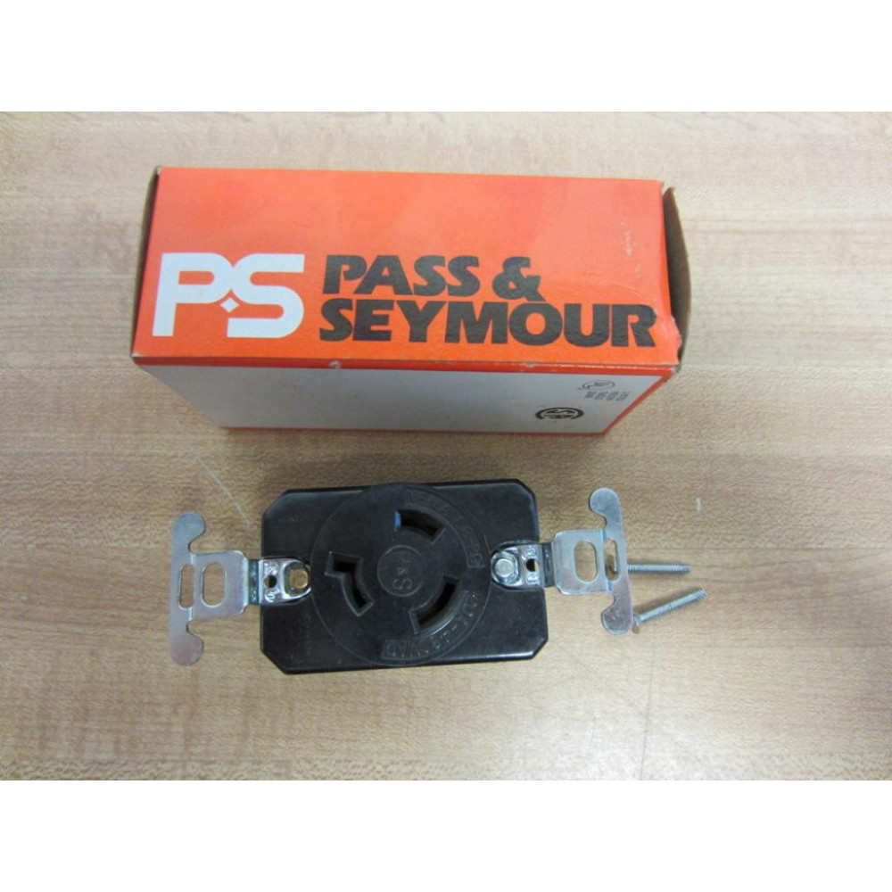 Pass & Seymour L820-R Single Receptacle 20A L820R (Pack of 5)