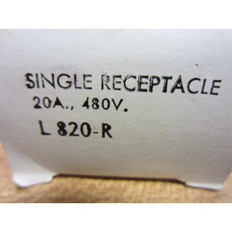 Pass & Seymour L820-R Single Receptacle 20A L820R (Pack of 5)