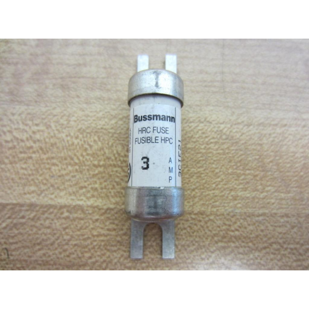 Bussmann 3CIF21 HRC Fuse 3A 600VAC - New No Box