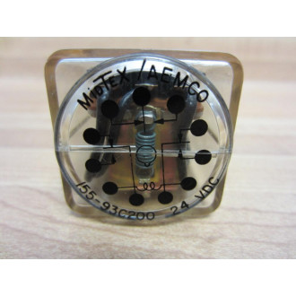 Midtex 155-93C200 Aemco Relay 15593C200 24 VDC - Used