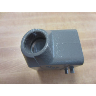 Harting 09300101521 Side Entry Hood Type HAN 10B-GS-16