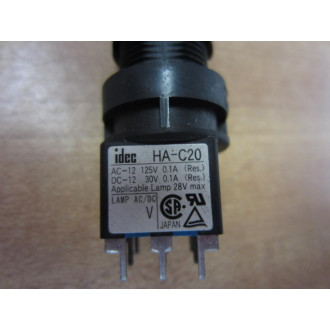 IDEC LA1L-M1C24V-Y Push Button LA1LM1C24VY
