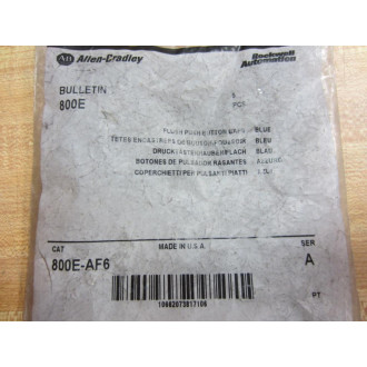 Allen Bradley 800E-AF6 800EAF6 Flush Push Button Cap Series A (Pack of 5)