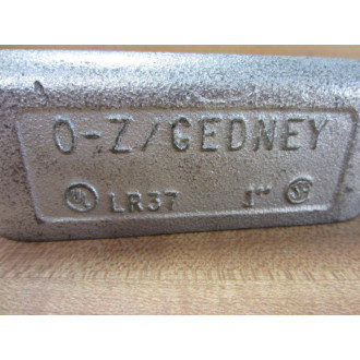 OZ Gedney LR37 Conduit Body Type LR Size 1" - New No Box