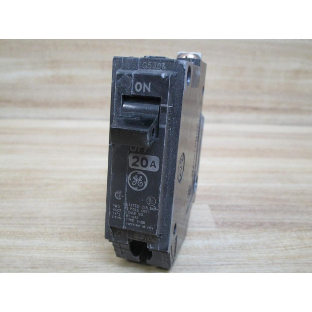 General Electric THQB 1120 Circuit Breaker 20A THQB1120 GE - Used
