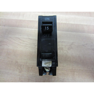 General Electric THQB115 Circuit Breaker 15A 1 Pole GE - Used