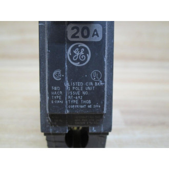 General Electric THQB 1120 Circuit Breaker 20A THQB1120 GE - Used
