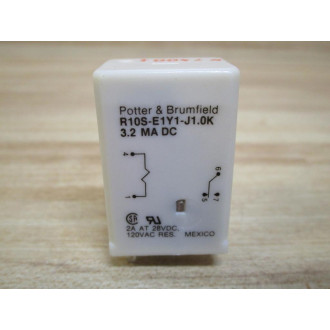 Potter & Brumfield R10S-E1Y1-J1.0K Relay R10S-E1Y1-J10K