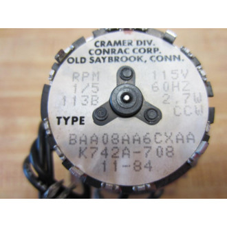 Cramer K742A-708 60 Minute Timer BAA08AA6CXAA 11560 474A-AH CCW - New No Box