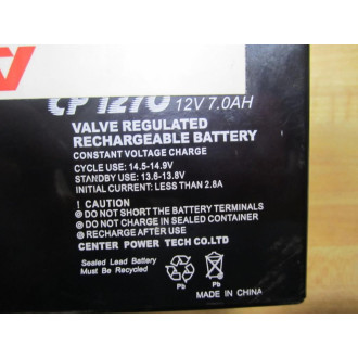APC OM-1339 Battery Valve Regulated Rechargeable CP1270 - New No Box