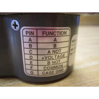 Danaher Controls H220500104033 Dynapar Encoder 38 SHT, FLG MT, 5-26V - Used