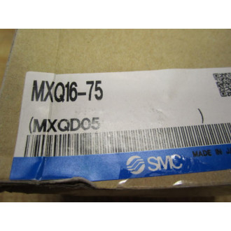 SMC MXQ16-75 Adjustable Stroke Slide Table Cylinder Actuator