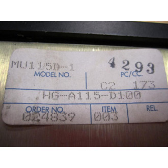 ECCI MU115D-1 Counter Unit HG-A115-D100 - New No Box