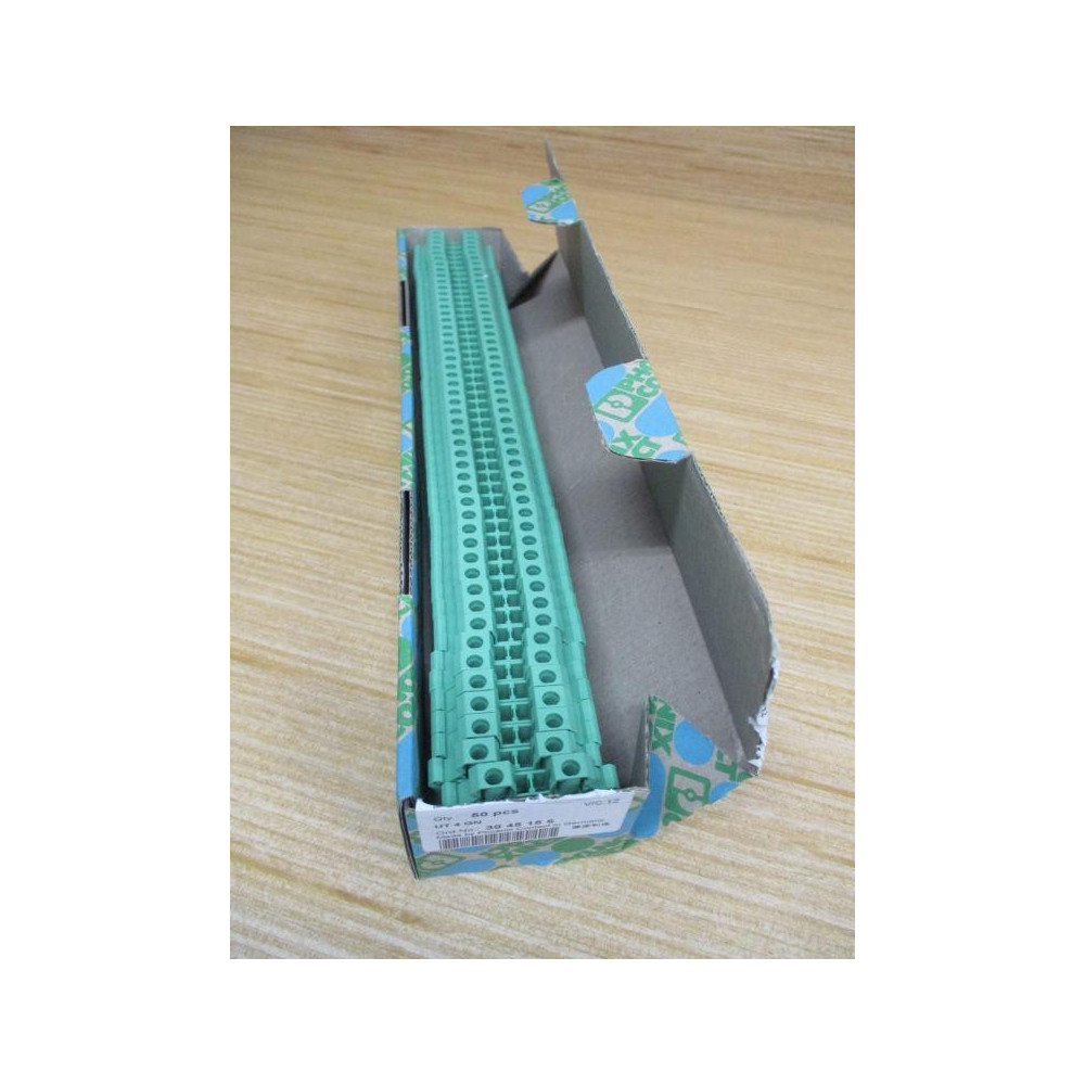 Phoenix Contact UT 4 GN Feed-Through Terminal Block 3045156 (Pack of 50) Phoenix Contact UT 4 GN Feed-Through Terminal Block 3045156 (Pack of 50)