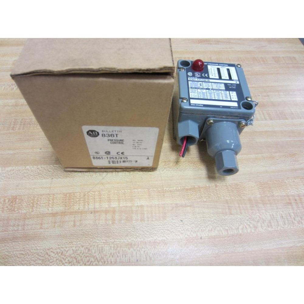 Allen Bradley 836T-T253JX15 836TT253JX15 Pressure Control Series A
