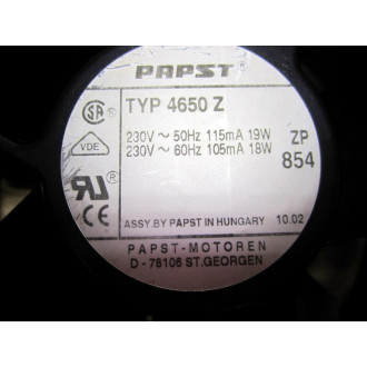 Papst TYP 4560 Z Cooling Fan TYP4560Z - New No Box