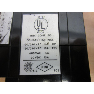 Agastat 7012AD Time Delay Relay Chipped - Used