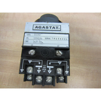 Agastat 7012AD Time Delay Relay With Bracket - Used