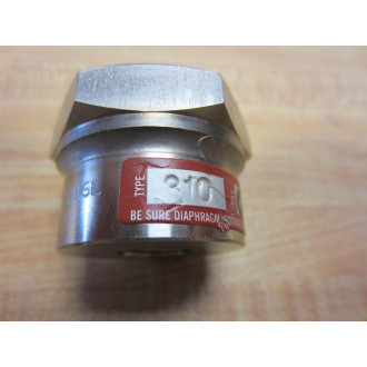 Ashcroft Type 310 Mini Diaphragm Seal All-Welded 316L - New No Box