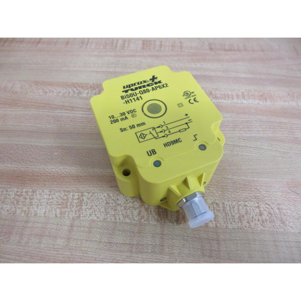 Turck BI50U-Q80-AP6X2-H1141 Proximity Sensor BI50UQ80AP6X2H1141 - New No Box