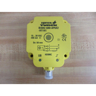 Turck BI50U-Q80-AP6X2-H1141 Proximity Sensor BI50UQ80AP6X2H1141 - New No Box