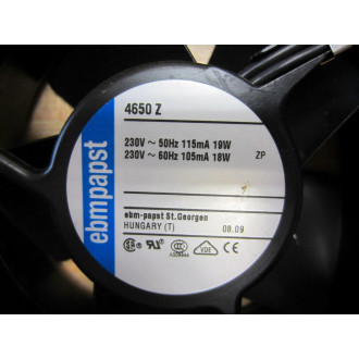 Ebmpapst 4650 Z Fan 4650Z With Metal Grille - Used