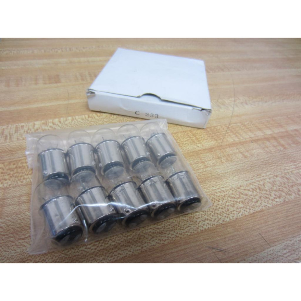Chicago Miniature CC8-A 233 Lamp Blubs CC8A233 C233 (Pack of 10)