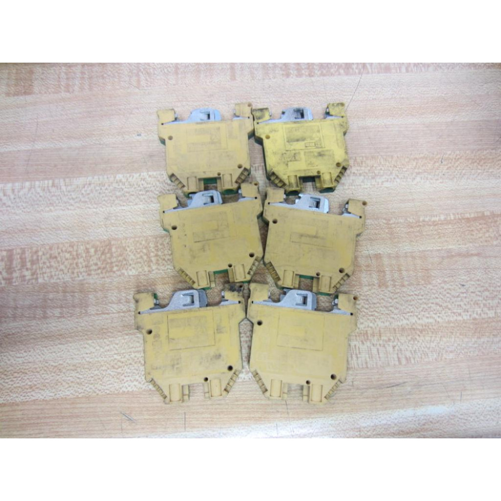 Wieland Electric WK6-SLU WK6SLU Terminal Block (Pack of 6) - Used