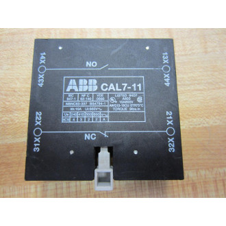 ABB CAL7-11 Auxiliary Contact For B75 B50 - New No Box