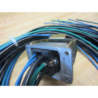 Comau P27796-ME Receptable 7 Pole Amphenol Connector 12' 3177934 - New No Box