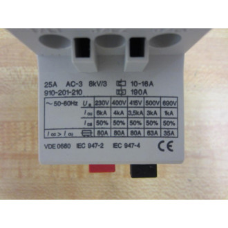 AEG 910-201-210 Starter MBS25 10-16A  910-201-210-000 - New No Box