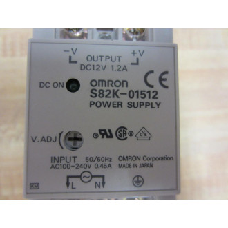 Omron S82K-01512 Power Supply S82K01512 17X70A3 - Used