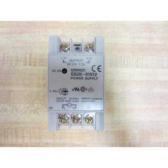 Omron S82K-01512 Power Supply S82K01512 17X70A3 - Used