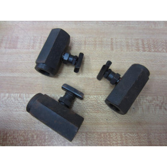 Deltrol N-20-S Needle Valve N20S (Pack of 3) - Used