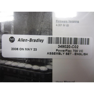 Allen Bradley 20BD3P4A3AYNANC1 Power Flex 700 Series B