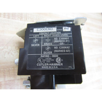 Cutler Hammer C300CN3 Overload Relay Series A2 - New No Box