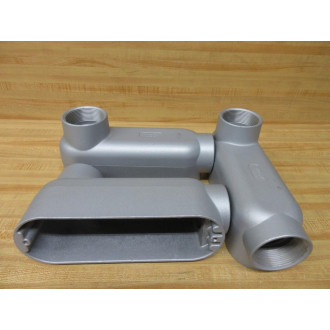 Killark OLB-6 Conduit Body OLB6 (Pack of 3) - New No Box