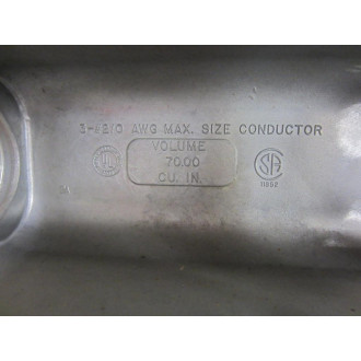 Killark OLB-6 Conduit Body OLB6 (Pack of 3) - New No Box