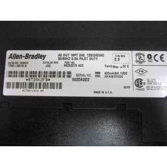 Allen Bradley 1756-OA16 AC Output 1765-0A16 Series A - New No Box