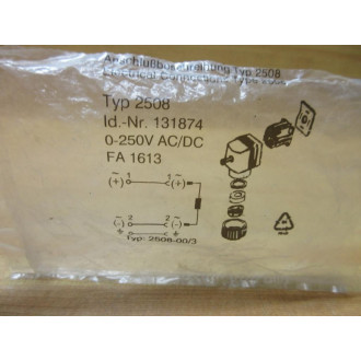 Burkert 2508-003 Plug Connector 131874