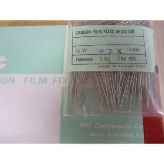 47K-OHM Resistor 47KOHM (Pack of 1000)