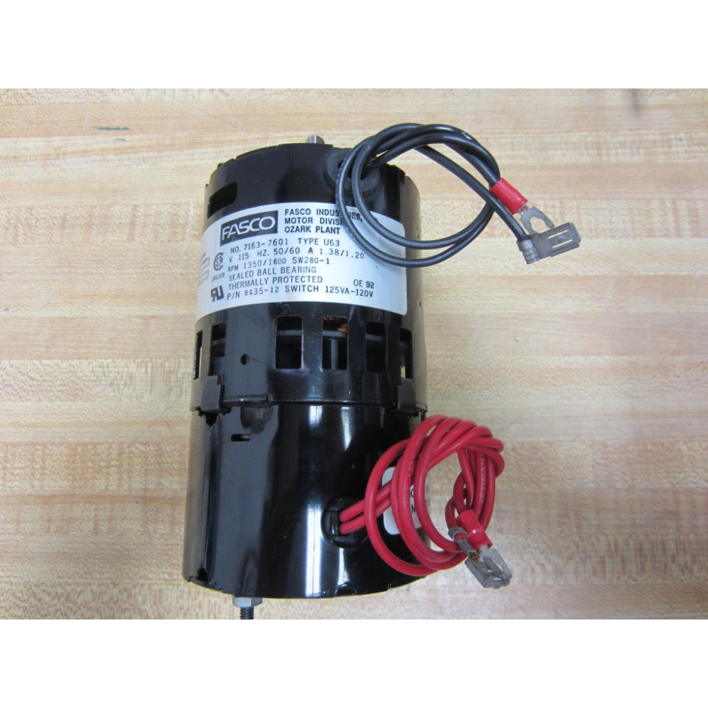 Fasco 7163-7601 Motor 71637601 Type U63 - New No Box