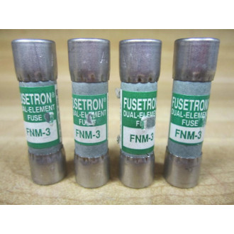Buss FNM-3 Bussmann Fuse Cross Ref 4XC11 Tested (Pack of 4) - Used