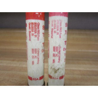 Gould Shawmut TRS20R Fuse Cross Ref 4YZL5 (Pack of 4) - New No Box