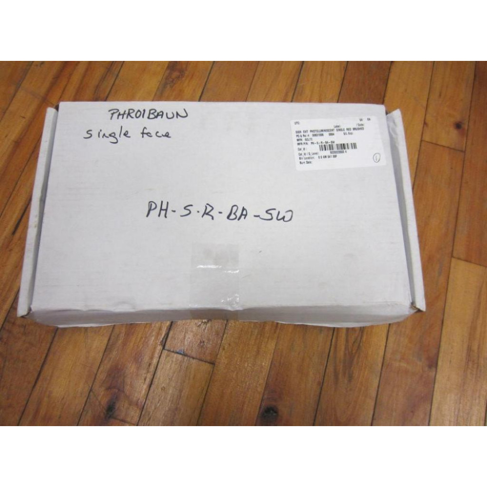 Isolite PH-S-R-BA-SW Exit Sign PHSRBASW