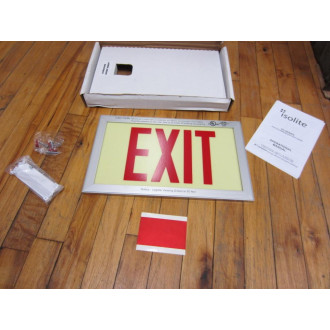 Isolite PH-S-R-BA-SW Exit Sign PHSRBASW