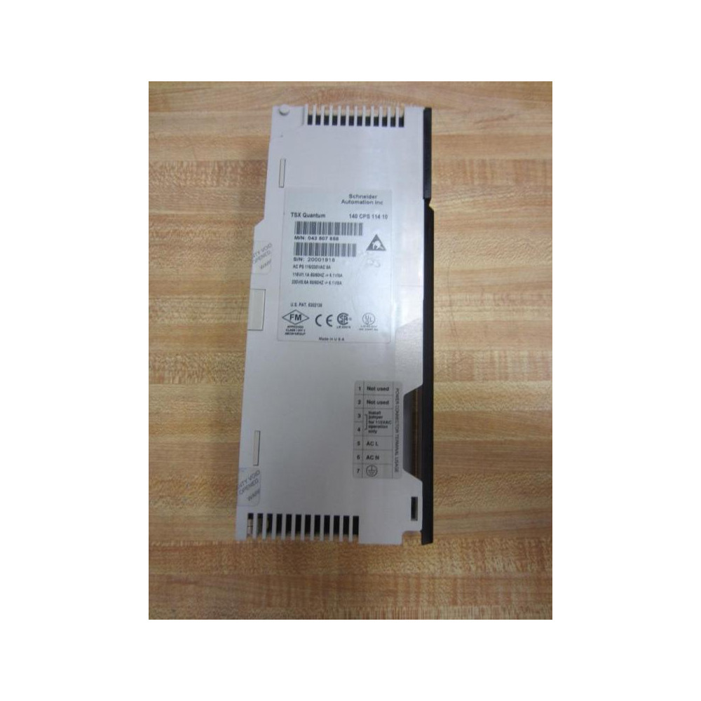 Schneider 140-CPS-114-10 Power Supply 140CPS11410 - Parts Only
