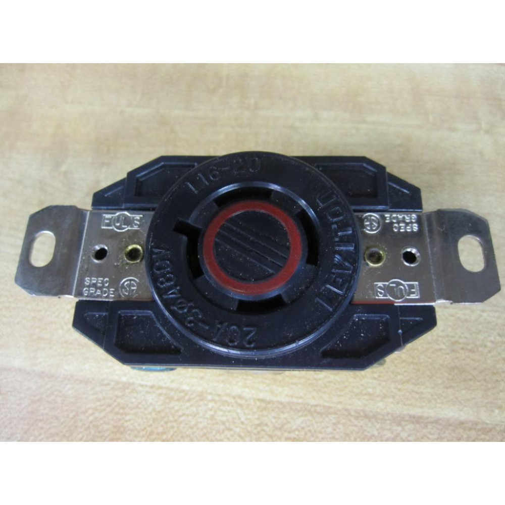 Leviton 2430 Receptacle 480V, 20A, L16-20R, 3P, 4W, 3PH - New No Box